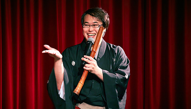 楽器紹介：尺八（黒田）