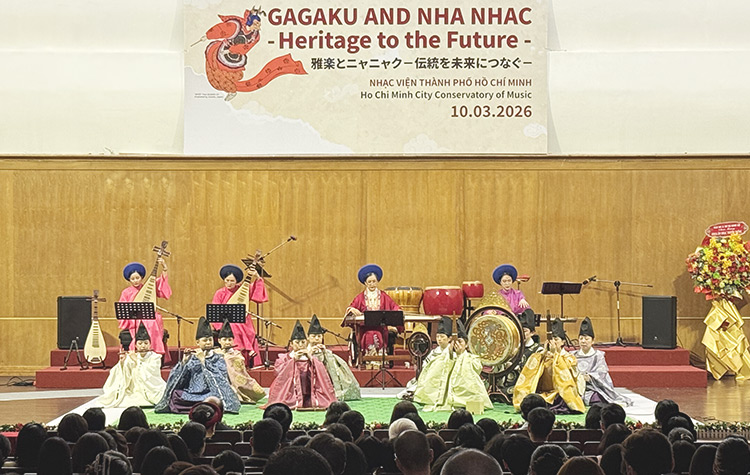 「日本音楽の魅力発信プロジェクト」雅楽チームによるベトナム公演ツアー